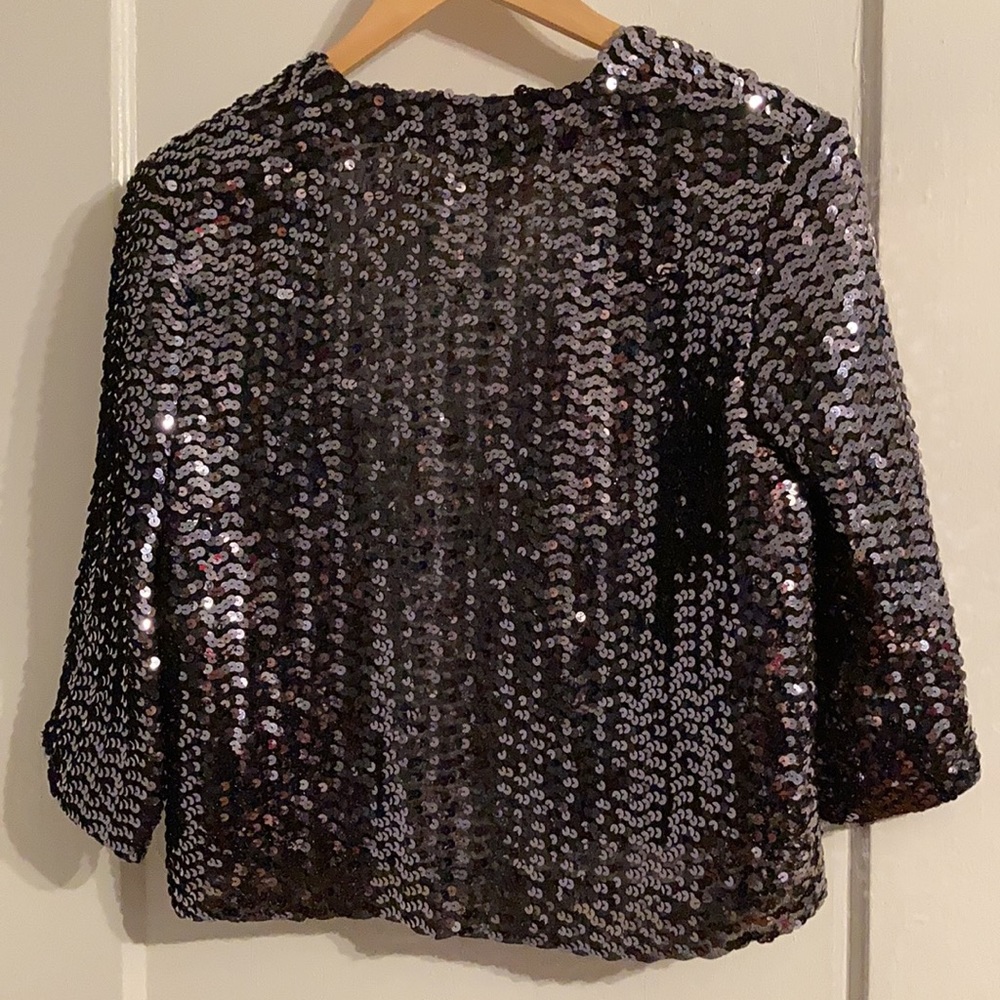 🌼HOST PICK🌼Vintage NWOT Bernshaw Sequin Jacket - Picture 6 of 9